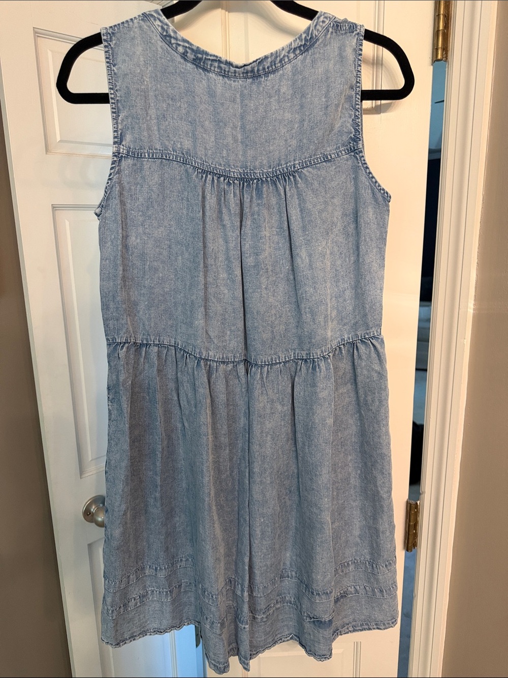 Sleeveless chambray Jane + Delancey dress - Picture 6 of 6